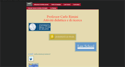 Desktop Screenshot of carlorimini.com