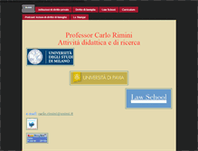 Tablet Screenshot of carlorimini.com